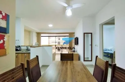 Perto do mar - flat com varanda e 2 dormitórios à venda na praia das pitangueiras - guarujá/sp