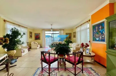 Apartamento com sacada e vista mar, 4 dormitórios, sendo 4 suítes à venda na praia das pitangueiras - guarujá/sp