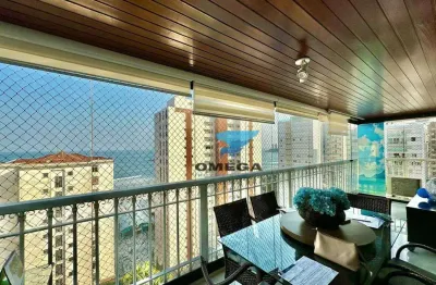 Apartamento vista mar à venda na praia das pitangueiras no guarujá i omega imoveis