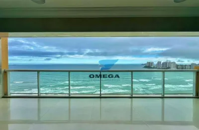 Apartamento reformado frente mar à venda na praia das pitangueiras no guarujá i omega imoveis