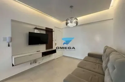 Apartamento com 2 dormitórios à venda, 85 m² por r$ 420.000,00 - pitangueiras - guarujá/sp