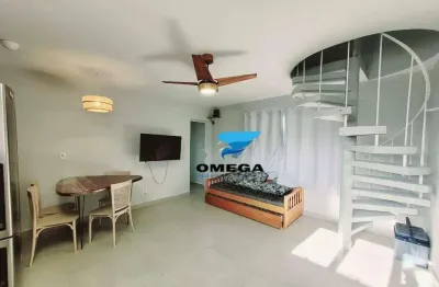 Cobertura duplex à venda na praia do tombo - guarujá sp / omega imóveis