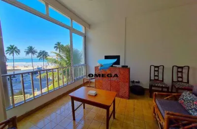 Apartamento beira mar à venda na praia das pitangueiras no guarujá i omega imoveis