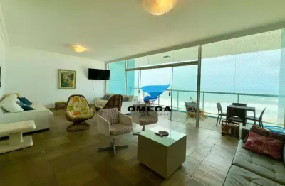 Apartamento beira mar à venda na praia das pitangueiras no guarujá i omega imoveis
