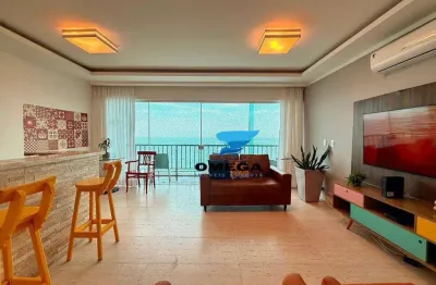 Apartamento frente mar à venda na praia das pitangueiras no guarujá i omega imoveis