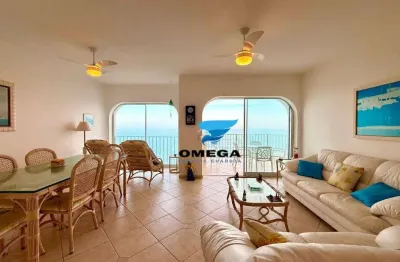 Apartamento beira mar à venda na praia das pitangueiras no guarujá i omega imoveis