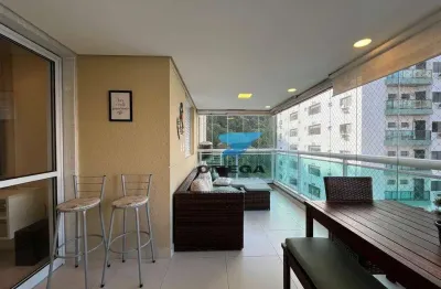 Apartamento com 3 dormitórios à venda, 102 m² por r$ 870.000,00 - pitangueiras - guarujá/sp