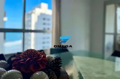 Apartamento com vista mar à venda na praia das pitangueiras no guarujá i omega imoveis