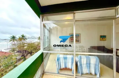 Apartamento beira mar à venda na praia das pitangueiras no guarujá i omega imoveis