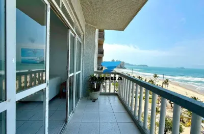 Apartamento beira mar à venda na praia das pitangueiras no guarujá i omega imoveis