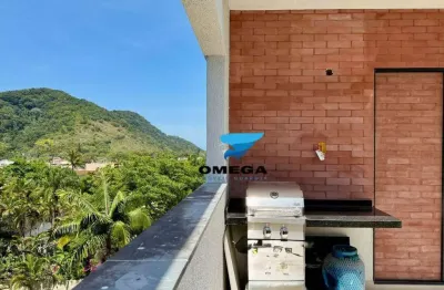 Cobertura à venda na praia do tombo em guarujá | omega imóveis