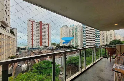 Apartamento com 5 dormitórios à venda, 181 m² por r$ 850.000,00 - pitangueiras - guarujá/sp