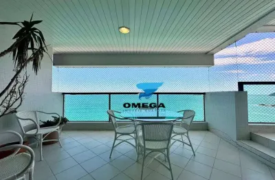 Apartamento frente mar à venda na praia das pitangueiras no guarujá | omega imóveis