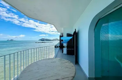 Apartamento beira mar à venda na praia das pitangueiras no guarujá i omega imoveis