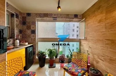 Apartamento com 3 dormitórios à venda, 114 m² por r$ 1.200.000,00 - pitangueiras - guarujá/sp