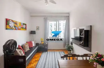 Apartamento com 1 dormitório à venda, 50 m² por r$ 330.000,00 - pitangueiras - guarujá/sp