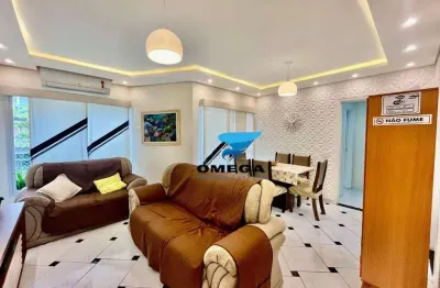 Apartamento com 3 dormitórios à venda, 90 m² por R$ 440.000,00 - Enseada - Guarujá/SP