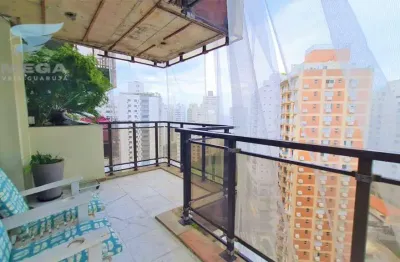Cobertura duplex com 6 dormitórios sendo 5 suítes à venda, 4 vagas de garagem, 305 m² por r$ 2.800.000 - praia das pitangueiras - guarujá/sp