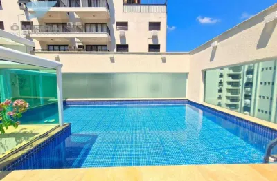 Cobertura à venda, 200 m² por r$ 1.600.000,00 - pitangueiras - guarujá/sp