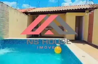 Casa com 2 quartos à venda no jardim regina, itanhaém , 65 m2 por r$ 299.000
