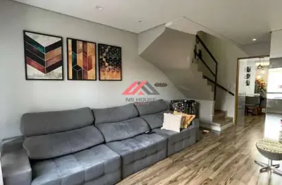 Casa em condomínio fechado com 3 quartos à venda no demarchi, são bernardo do campo , 162 m2 por r$ 745.000