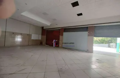 Salão para alugar, 270 m² por r$ 8.260,00/mês - parque novo oratório - santo andré/sp