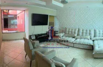 Sobrado com 4 dormitórios à venda, 262 m² por r$ 880.000 - vila alto de santo andré - santo andré/sp