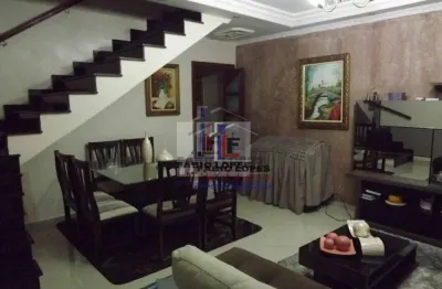 Sobrado com 3 dormitórios à venda, 150 m² por r$ 660.000,00 - vila palmares - santo andré/sp