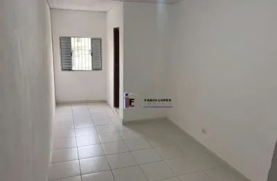 Casa com 1 dormitório para alugar, 40 m² por r$ 950/mês - vila palmares - santo andré/sp