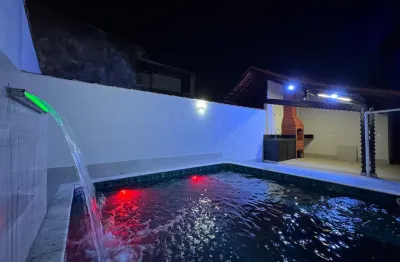 *casa térrea com piscina, moderna à venda no canto do forte!*