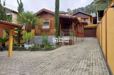 Casa linear com 2 dormitórios à venda, 116 m² por r$ 640.000 - jardim califórnia - nova friburgo/rj