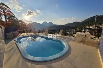 Cobertura com 3 dormitórios à venda, 140 m² por r$ 950.000,00 - braunes - nova friburgo/rj