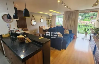 Cobertura à venda, 141 m² por r$ 699.000,00 - santa elisa - nova friburgo/rj