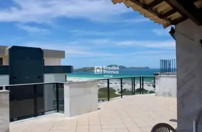 Apartamento duplex à venda, 264 m² por r$ 1.900.000,00 - praia do forte - cabo frio/rj