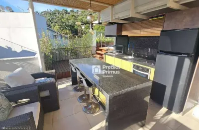 Cobertura à venda, 235 m² por r$ 1.800.000,00 - braunes - nova friburgo/rj
