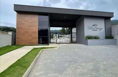 Terreno em condomínio fechado à venda, 414 m² por r$ 350.000 - cascatinha - nova friburgo/rj