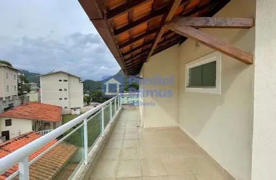 Cobertura duplex  com 2 dormitórios à venda, 80 m² por r$ 510.000 - cônego - nova friburgo/rj