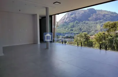 Casa nova com 3 dormitórios à venda, 231 m² por r$ 1.580.000 - cascatinha - nova friburgo/rj