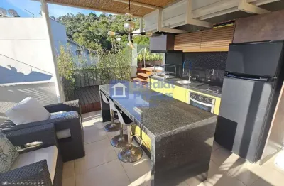 Cobertura à venda, 235 m² por r$ 1.800.000,00 - braunes - nova friburgo/rj