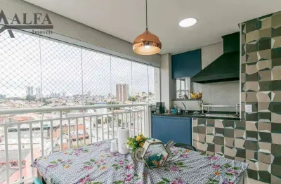 ** momento boulevard club - excelente apartamento c/ varanda gourmet c/ churrasqueira **