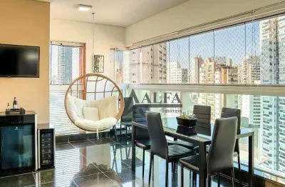 ** montreal - oportunidade - lindo apto. em andar alto c/ ampla varanda gourmet c/ churrasqueira - 2 vagas + depósito **