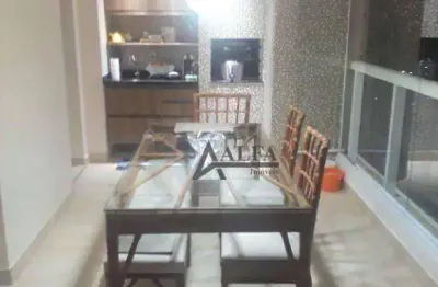 ** vereda - lindo apartamento em andar alto c/ ampla varanda gourmet c/ churrasqueira **