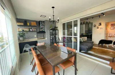 ** origem tatuapé - porteira fechada - lindo apartamento em andar alto c/ ampla varanda gourmet c/ churrasqueira **
