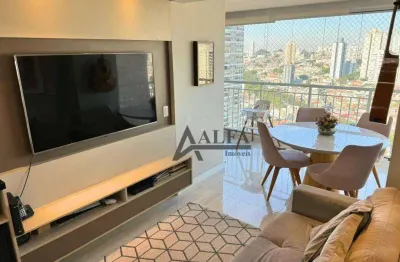 ** class - oportunidade - cinematográfico apto. em andar alto c/ ampla varanda gourmet - 2 vagas **