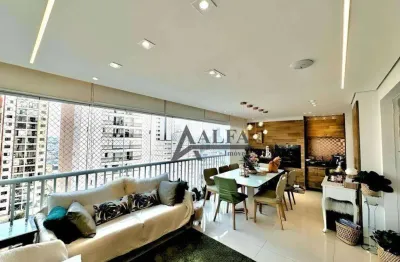 ** terraças tatuapé - imperdível - maravilhoso apto. em andar alto c/ ampla varanda gourmet de 25 m² c/ churrasqueira - 2 vagas **