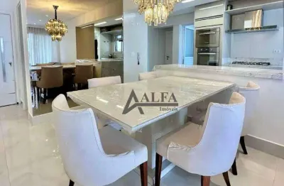 ** edifício málaga - cinematográfico apartamento em andar alto c/ ampla varanda gourmet c/ churrasqueira **