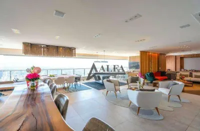 ** helen - oportunidade - cinematográfico apto. ensolarado em andar alto c/ vista deslumbrante - 6 vagas + depósito **