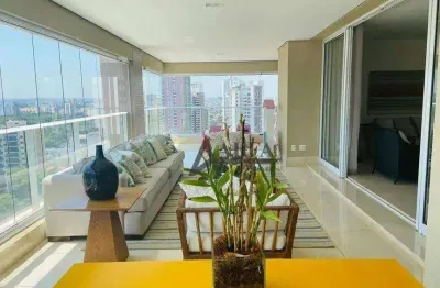 ** magnifique - oportunidade - lindo apto. em andar alto c/ ampla e magnífica varanda gourmet c/ churrasqueira - 5 vagas + depósito **