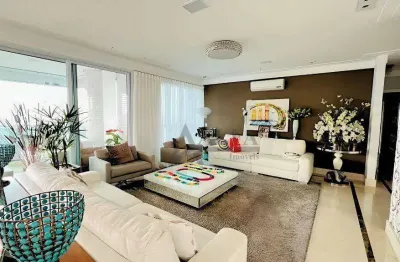 ** bauhaus - oportunidade - maravilhoso apto. em andar alto c/ vista deslumbrante c/ ampla varanda gourmet c/ churrasqueira - 5 vagas + depósito **