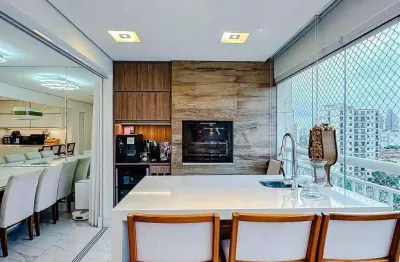 ** edifício accanto - i m p e r d í v e l - cinematográfico apartamento em andar alto c/ ampla varanda gourmet c/ churrasqueira **